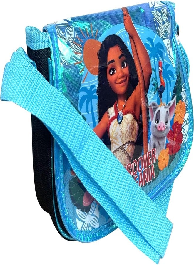 Ruz Moana Little Girl Flap Over Crossbody Purse Shoulder Bag (Moana-Discover Oceania) - Image 2